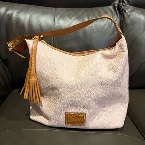 Dooney & Bourke Blush and Brown Leather Bag